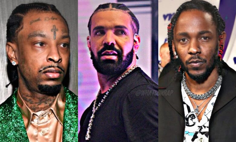 21 Savage’s Verse in Drake’s “It’s Up” Sparks Kendrick Lamar Diss Rumors