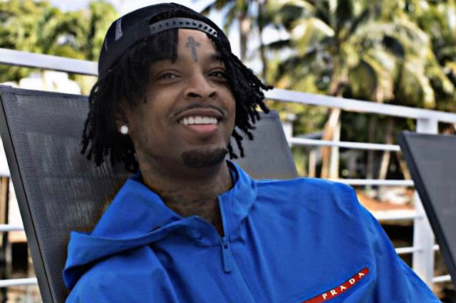 21 Savage Exposes the Artistic Nature of His Lyrics, Distinguishing Fiction from Reality in a Candid Rolling Stone Interview.