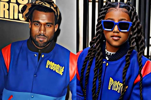 Kanye West and North