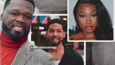 50 Cent posts meme of Megan Thee Stallion changing into Jussie Smollett