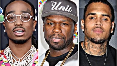 50 Cent Reacts to Fans' Allegations of Chris Brown's Alleged Purchase of Quavo Concert Tickets 50 Cent Reacts to Chris Brown