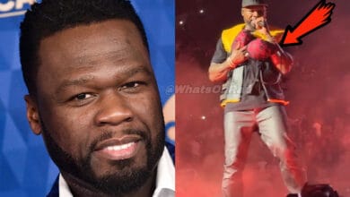50 Cent Gets the Drake Treatment as Fan Throws Bra On Stage - WhatsOnRap 50 Cent Gets His