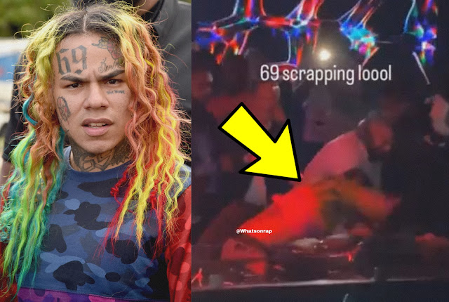 Watch : 6ix9ine Got Into A Fight At A Club In Dubai & Some Tried Robbing Him In The Process - WhatsOnRap