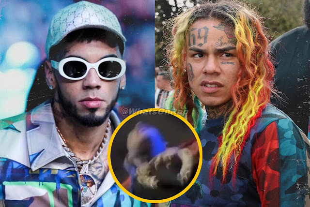 6ix9ine Gets Into an Aggressive Argument With Anuel AA's Brother - WhatsOnRap A video surfaced online showing Tekashi 6ix9ine seemingly in a physical altercation with Puerto Rican rapper Anuel AA