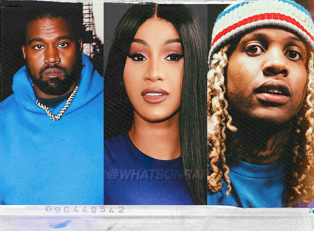 Cardi B Announces Kanye West and Lil Durk as 'Hot S—' Collaboration Partners