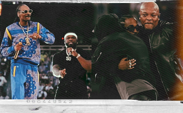 DR.DRE, EMINEM, SNOOP DOGG, MARY J. BLIGE, 50 CENT, & KENDRICK LAMAR WON EMMY AWARDS FOR SUPER BOWL SHOW