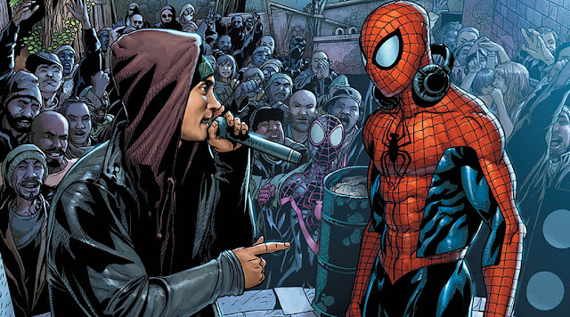 Marvel and Eminem Linked up for a Special Edition Spiderman Comic