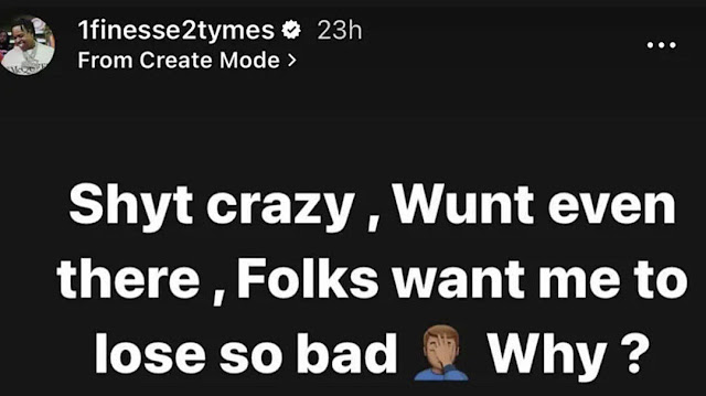 Finesse2Tymes Laughs at Being Held Responsible for New York Show Deaths