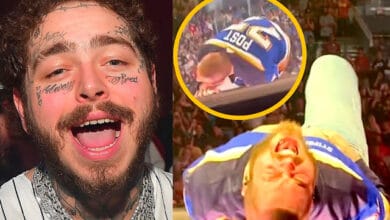 Post Malone Falls Through A Hole In The Stage During St. Louis Show - WhatsOnRap Post Malone Falls Through A Hole In The Stage During St. Louis Show - WhatsOnRap