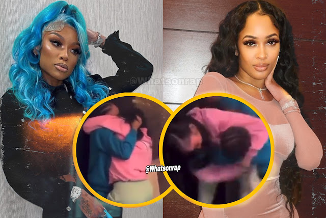 King Von’s sister Kayla B And Yung Miami’s Best Friend Momo Linked Up For A Rematch From Last Year. Kayla B Has Been Arrested Over The Fight.