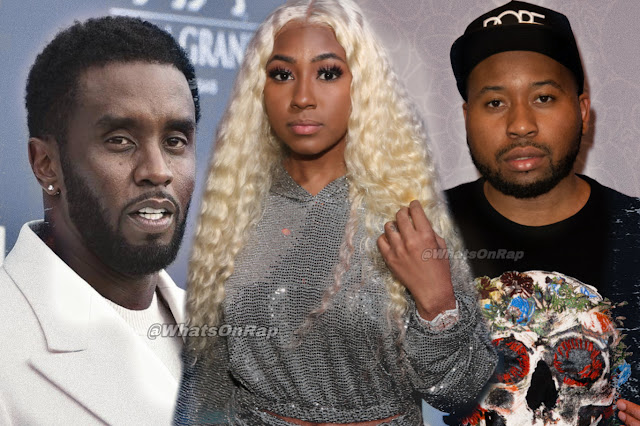 Yung Miami and DJ Akademiks during a live stream where Akademiks criticizes her career and personal life.