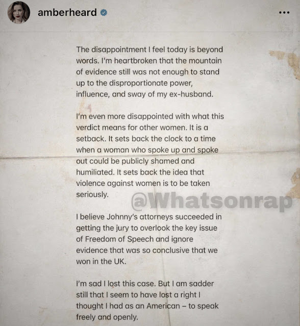 Johnny Depp wins in his defamation case against Amber Heard