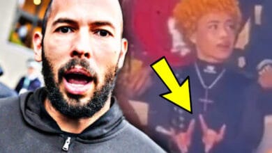 Ice Spice Under Fire by Andrew Tate for Alleged Demonic Symbols and Upside-Down Cross at Super Bowl Andrew Tate