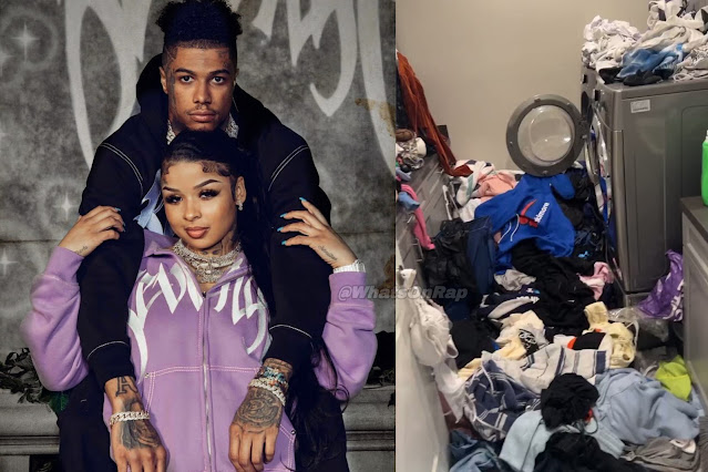 Blueface Attacks Chrisean Rock With Footage of Dirty Clothing in Laundry Room, She Responds - WhatsOnRap Blueface puts Chrisean Rock on blast with video of laundry room filled with dirty clothes She responds