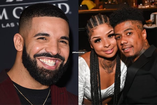 Blueface comment about Drake following Chrisean on Instagram
