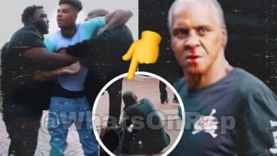 Footage Shows Blueface Punching Chrisean Rock’s Dad To the Ground