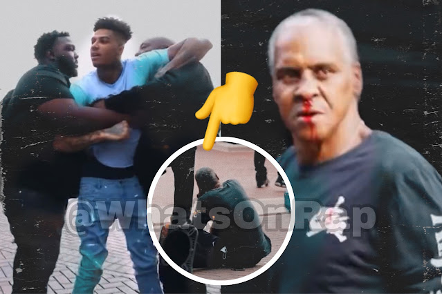 Footage Shows Blueface Punching Chrisean Rock’s Dad To the Ground
