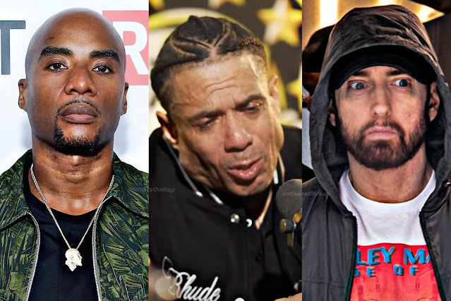 Charlamagne Shows Support for Benzino Amid Emotional Reflection on Eminem's Beef | WhatsOnRap Charlamagne and DJ Envy Discuss Benzino