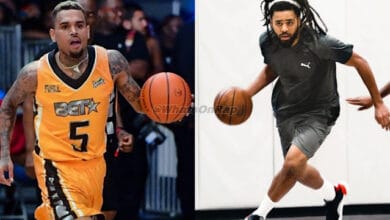 Chris Brown Expresses Confidence in Beating J. Cole in 1-on-1 Basketball - WhatsOnRap Chris Brown vs. J. Cole: The 1-on-1 Basketball Challenge