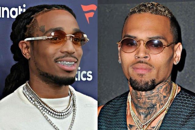Chris Brown Responds to Viral Video of Him and Quavo Sitting Together at Paris Fashion Week