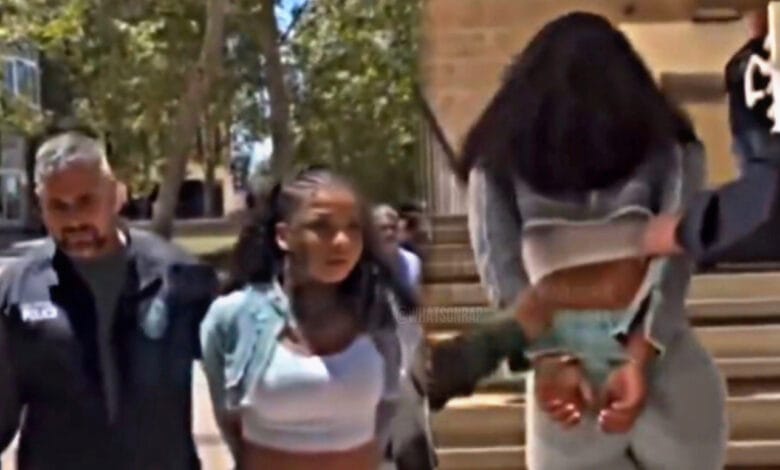 Chrisean Rock Arrested After Entering Courthouse with Baby During Blueface