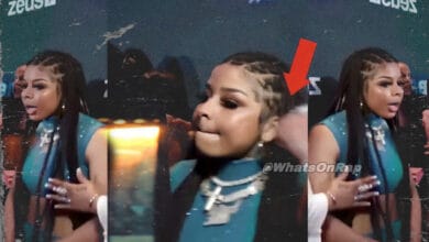 Chrisean Rock Socks Former Stylist At "Baddies West" Red Carpet Premier After Announcement Of Pregnancy - WhatsonRap Chrisean Rock swings at her former stylist on the red carpet