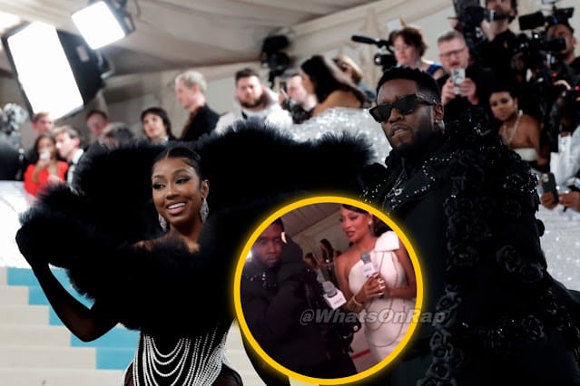 Diddy Sweating After LaLa Asked him About His Relationship With Yung Miami During Met Gala - WhatsOnRap Hip-hop icons Diddy and Yung Miami turn heads at the 2023 Met Gala red carpet.