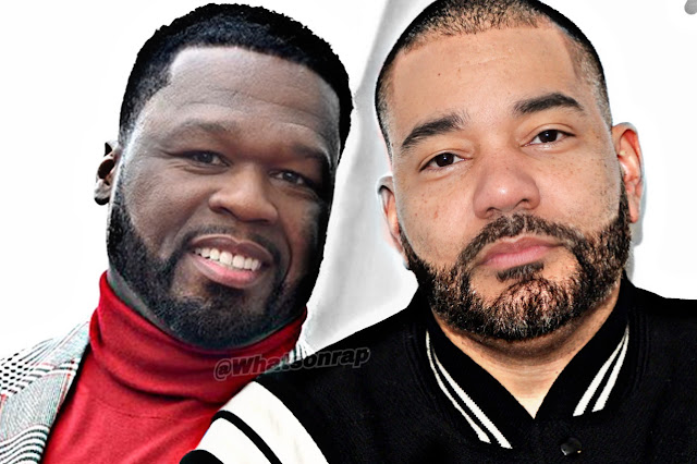 50 Cent Defended By DJ Envy Amid Mic-Throwing Battery That Bloodied Radio Host - WhatsOnrap Dj envy defending 50 cent