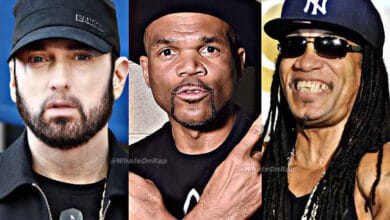 DMC of Run-DMC Shares Insights on How Melle Mel Could Have Handled the Eminem Beef on Drink Champs | WhatsOnRap Melle Mel Addresses Regrets Over Eminem Diss as DMC Offers Guidance on Hip-Hop Evolution