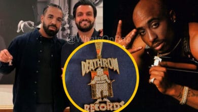 Drake Purchases Tupac’s Original Death Row Records Chain from Famed Collector Alexander Bitar Tupac wearing the original Death Row Records chain in 1996