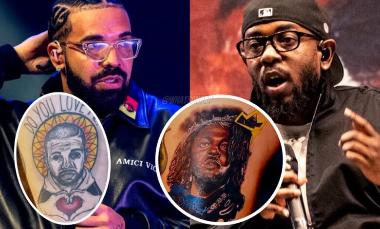 Fan Replaces Drake Tattoo with Kendrick Lamar