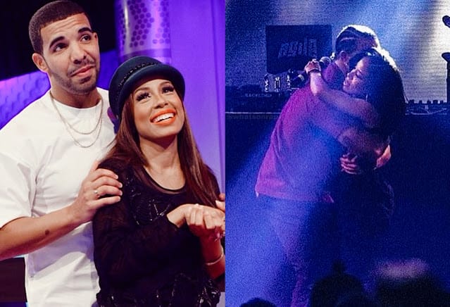 #Drake brought out his first girlfriend, AKA the real KIKI on stage with him in Toronto!