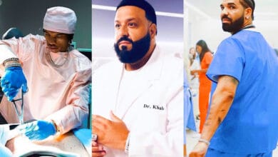 DJ KHALED, DRAKE, AND LIL BABY Appear AS HERO HOSPITAL WORKERS IN THE VIDEO 'STAYING ALIVE.' DJ KHALED, DRAKE, AND LIL BABY Appear AS HERO HOSPITAL WORKERS IN THE VIDEO