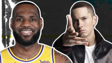 Eminem and 50 Cent Featured in LeBron James-Backed Documentary on Music Piracy LeBron James and Eminem