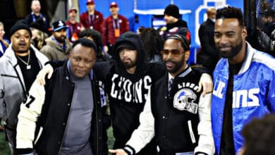 Eminem and Big Sean Witness Historic Detroit Lions Playoff Victory at Ford Field