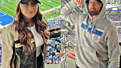 Eminem and Hailie Jade Bring Luck to Detroit Lions in Rare Appearance
