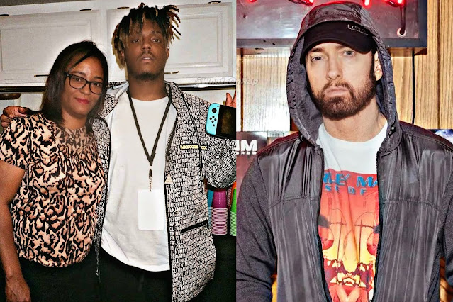 Juice WRLD's Mother Reveals How Big of a Fan He Was of Eminem | WhatsOnRap Eminem and Juice WRLD Collab on