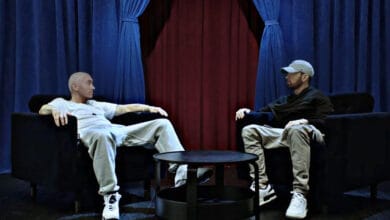 Eminem Jokes About His "Lyrical Miracle" Raps During Slim Shady Confrontation Eminem and Slim Shady Debate