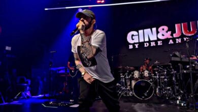 Eminem, Dr. Dre, and Snoop Dogg Reunite for London Gin & Juice Launch Performance