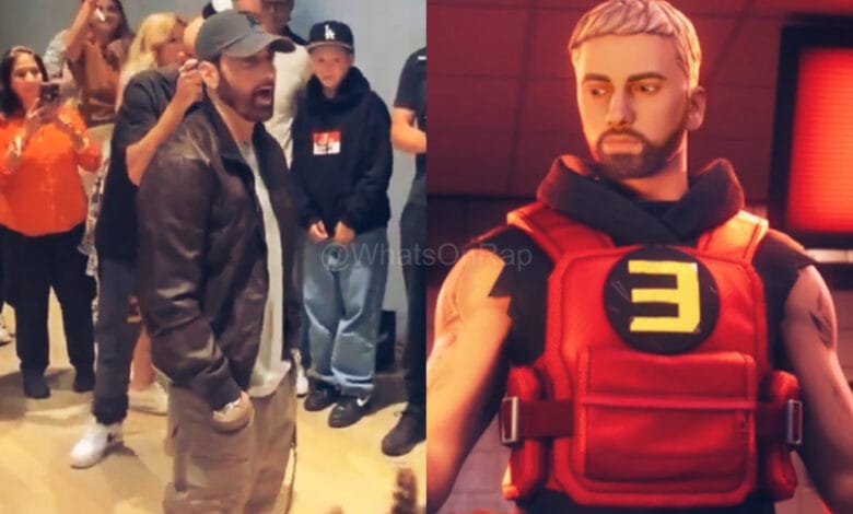 Eminem Laughs After Fan Calls Him “The Guy from Fortnite” in Hilarious Viral Clip