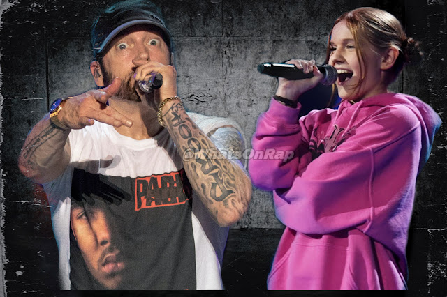 Eminem reacts to Emma singing “Mockingbird” at The Voice Kids