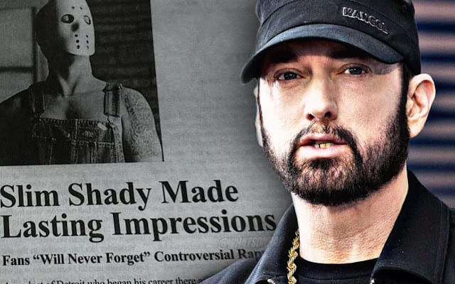Detroit Newspaper Features Slim Shady Obituary Amid Eminem Album Rollout | WhatsOnRap Eminem Teases Final Chapter: