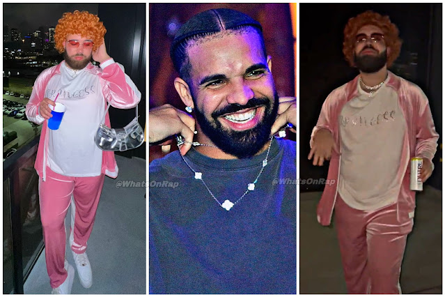 Fake Drake Goes Viral In Sassy Video, As He Dresses Like Ice Spice For Halloween - WhatsOnRap Drake Doppelganger Stuns Internet with Ice Spice Halloween Costume