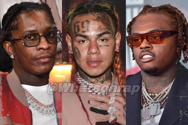6iX9ine Called Out Gunna Over Young Thug & YSL Support After Rico Plea Deal - WhatsOnRap Gunna called out by 6ix9ine over Young Thug & YSL support after RICO plea deal