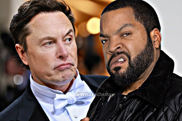 Ice Cube Claps Back at Elon Musk for Trolling Him with Ice Water Meme - WhatsOnRap Ice Cube and Elon Musk