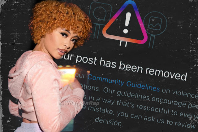 Ice Spice gets her post removed on Instagram for typing her real name I*is