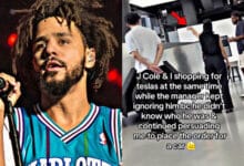 J. Cole Overlooked at Tesla Dealership While Fan Gets Preferential Treatment