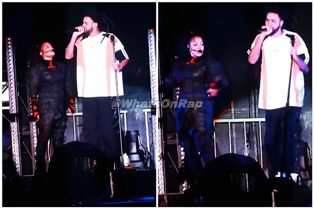 J. Cole Perform "No Sleeep" With Janet Jackson at Atlanta's One Music Festival - WhatsOnRap J. Cole and Janet Jackson Wow Crowd at ONE Music Fest in Atlanta