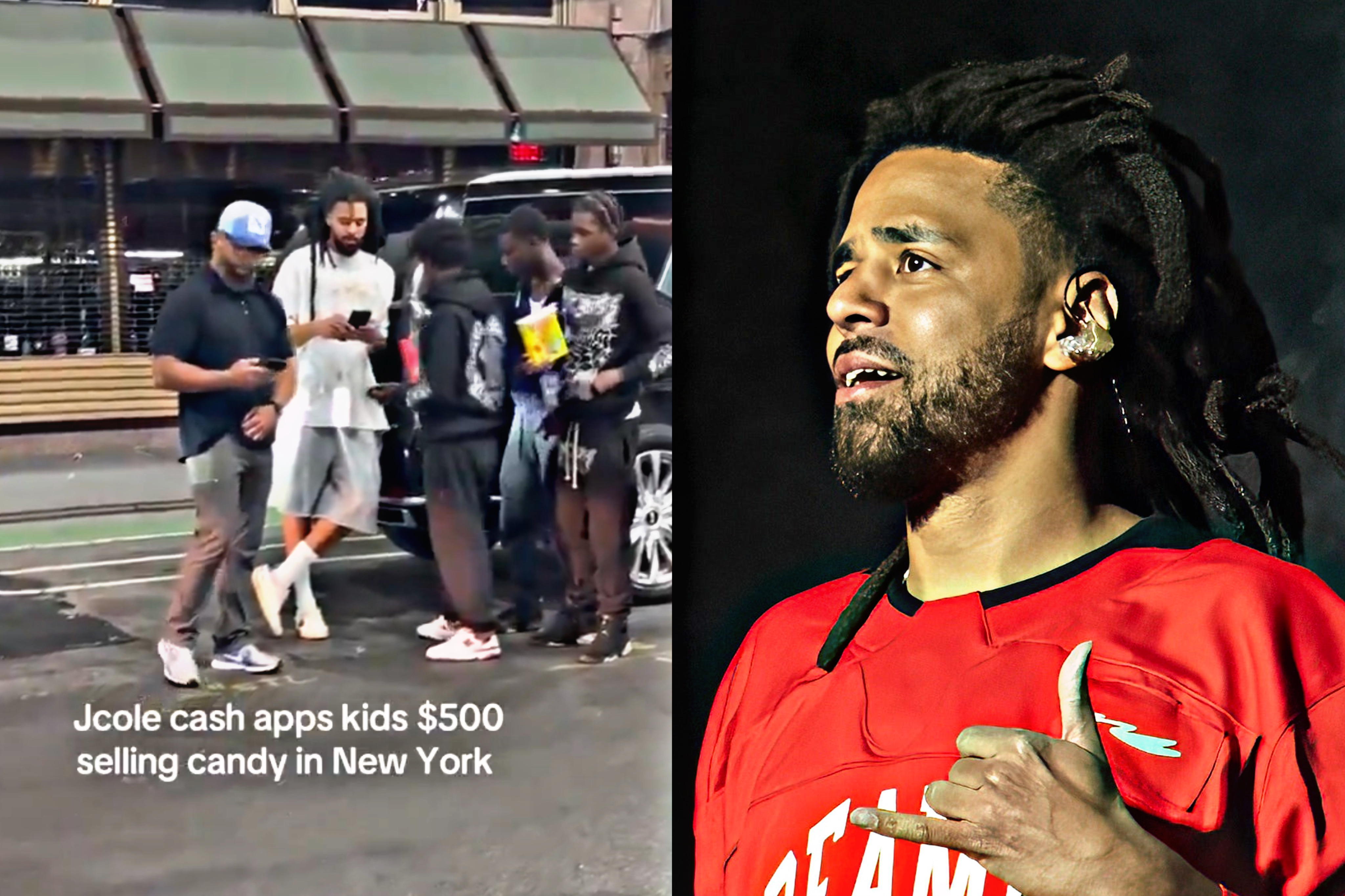 J. Cole Surprises NYC Teens with $500 CashApp Gift