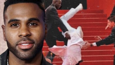 Jason Derulo's Memorable Met Gala Fall: A Viral Moment That Helped Propel His Career - WhatsOnRap Jason Derulo falls down the Met Gala red carpet stairs
